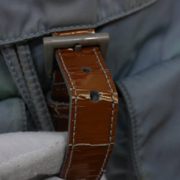 PRADA Backpack Nylon Light Blue - Picture 9 of 16